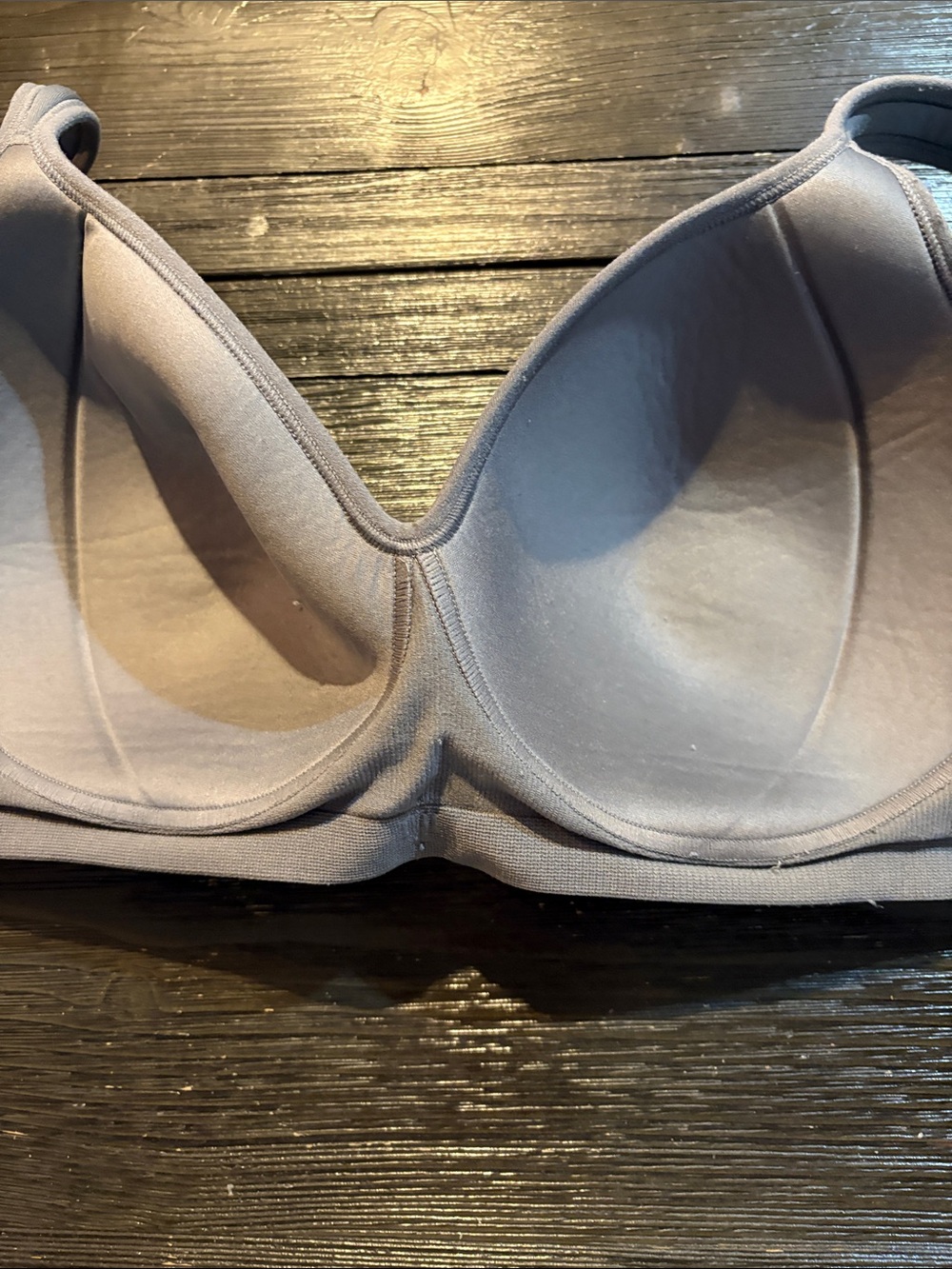 Wireless Seamless T-Shirt Bra in Light Gray - Women Intimates - Picture 3 of 5